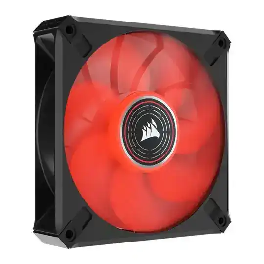 (image for) Corsair ML120 LED ELITE 120mm Red LED Fan Single Pack Black
